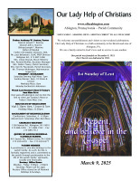 1st Sunday of Lent